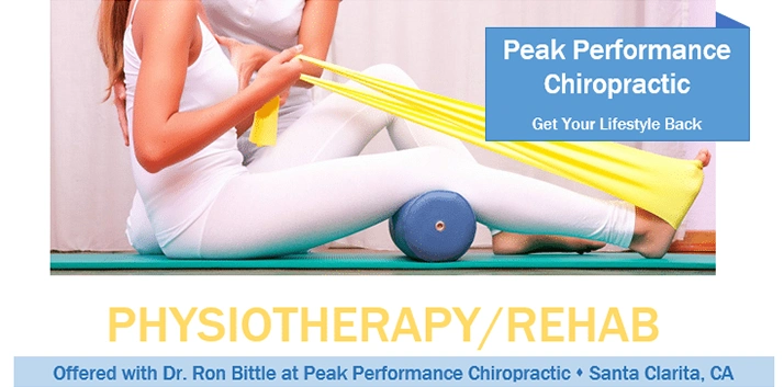 Person Doing Physiotherapy With A Resistance Band