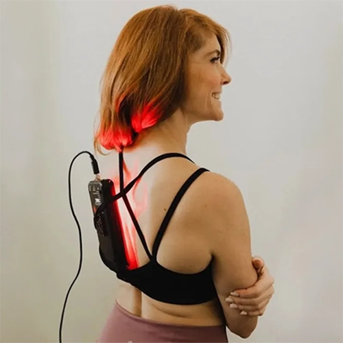 Woman Reciving Laser Therapy